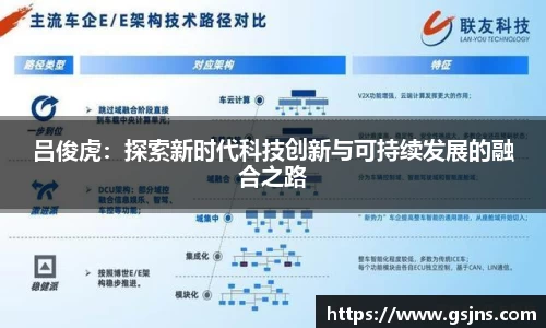 吕俊虎：探索新时代科技创新与可持续发展的融合之路